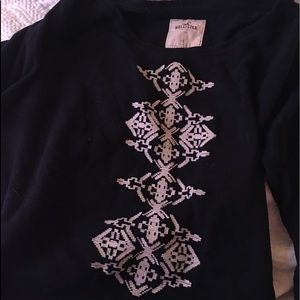 Hollister embroidered sweater